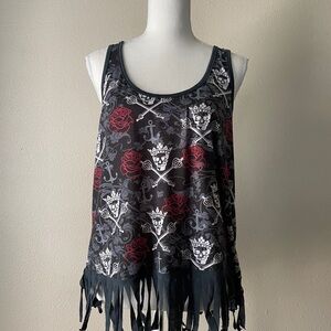 Disney Black and Red Tank Top